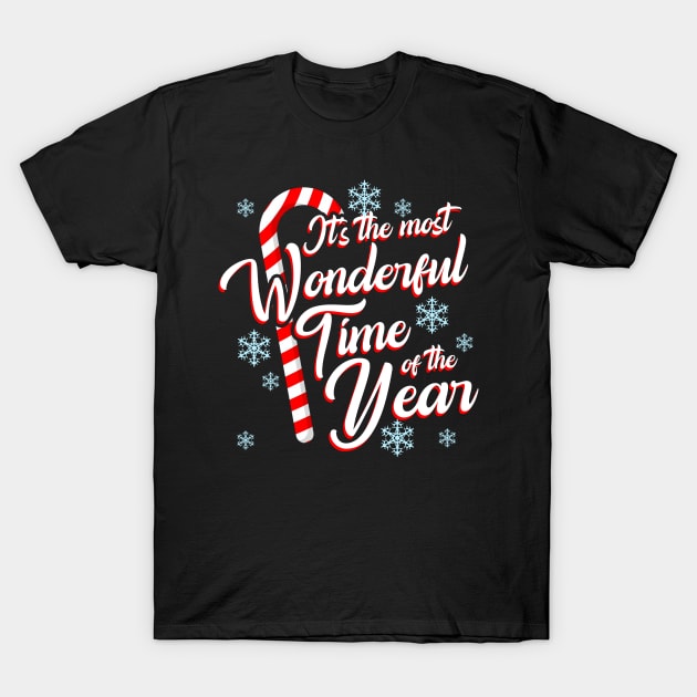 Christmas - Most wonderful time of the year T-Shirt by Mila46